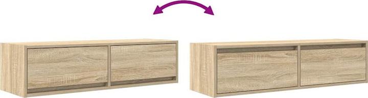 Image du produit vidaXL Chêne Sonoma Armoire TV (31 x 100 x 25.50 cm)