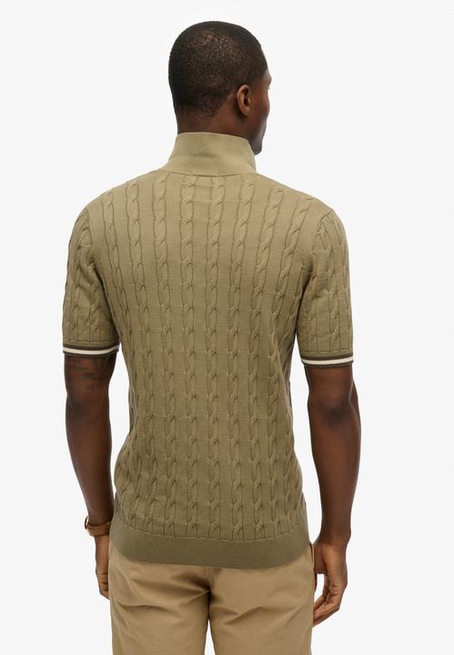 Actual product image Superdry Knitted Texture S/s Polo (M)