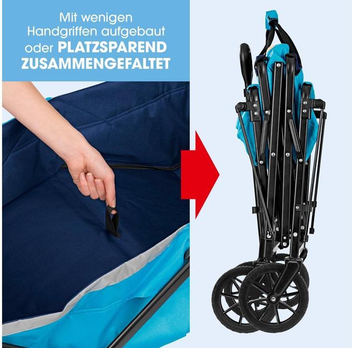 Produktbild Easymaxx Bollerwagen Blau
