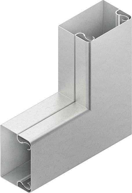 Produktbild Niedax NIE LUWC 100.100 E3 Vertikaleck 90Â° m Deckel 100x100mm Edelstahl