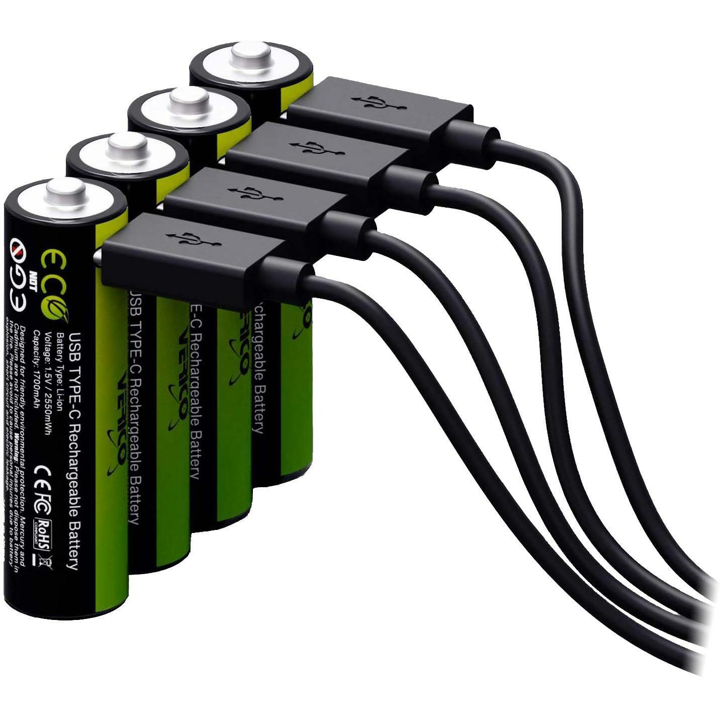 Verico LoopEnergy AA (4 Stk., AA, 1700 mAh), Batterien + Akkus