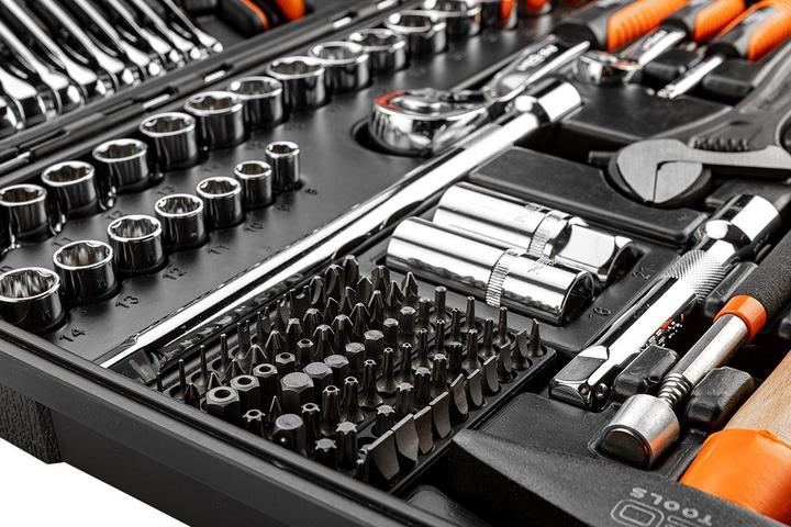 Produktbild Neo Handwerkzeugset 1/2", 1/4" (143 Stck.)