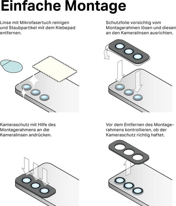Actual product image Screenguard Camera Lens Protector Schutzglas (1 pcs., Samsung Galaxy S25 Edge)