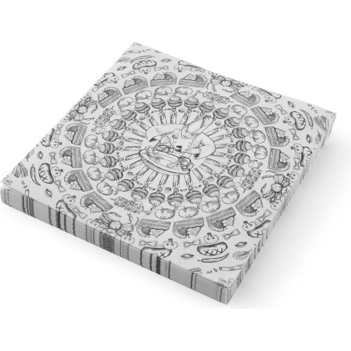 Hendi Einschlagpapier fettresistent Karomuster (500 Stk.) (678176)