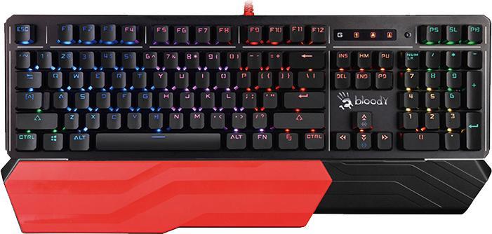 Produktbild A4Tech Bloody B975 - Verkabelt - USB - Mechanischer Switch - QWERTY - RGB-LED - Schwarz (US, Kabelgebunden)