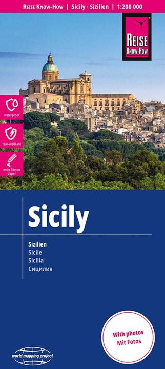 Immagine prodotto Mappa Sicilia 1 : 200.000 200000