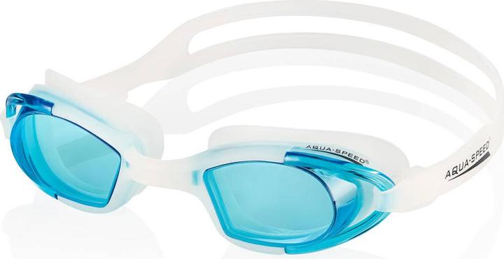 Aqua Speed Schwimmbrille Aqua-Speed Marea weiss und blau 61 020 (One Size)