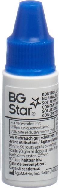 Produktbild BGStar Normale Kontrolllösung