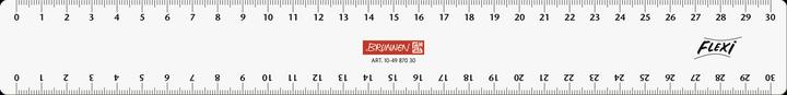 Righello Flexi 30 cm, cristallino (30 cm)