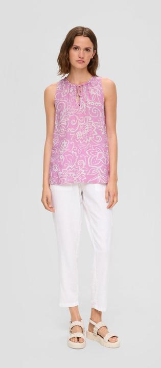 Produktbild s.Oliver Bluse Blusenshirt aus Viskose mit All-over-Print (40)