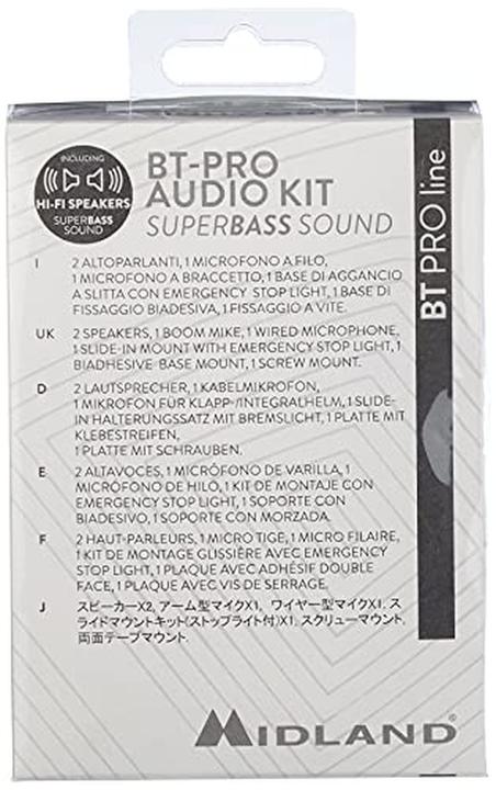 Immagine prodotto Midland Kit audio BT Pro, altoparlante per super bassi