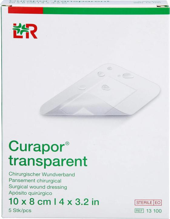 Actual product image Curapor Wound dressing 8x10cm transparent (5 x)