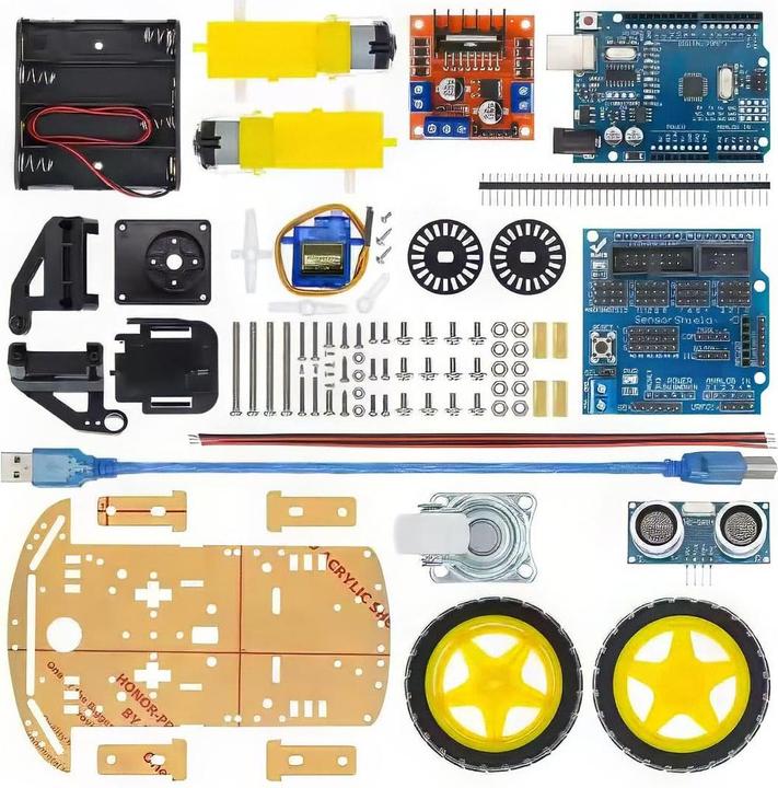 Produktbild YourDroid 2WD Roboter Smart Car Starter Kit