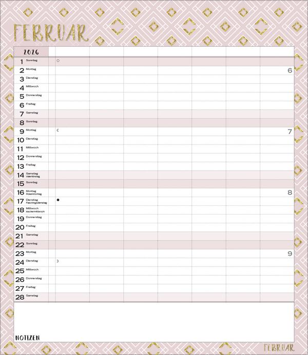 Produktbild Multiplaner - Time for glamour