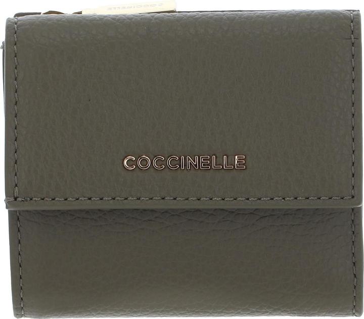 Actual product image Coccinelle Metallic Soft Wallet Grained Leather