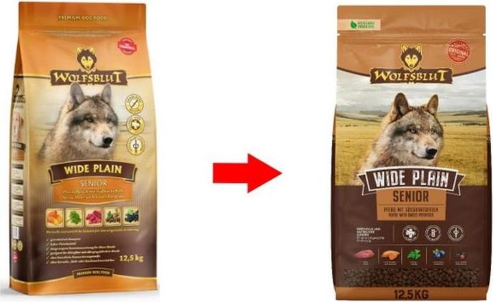 Actual product image Wolfsblut Dry Dog Food Wide Plain, 12.5 kg (Senior, 1 pcs., 12500 g)