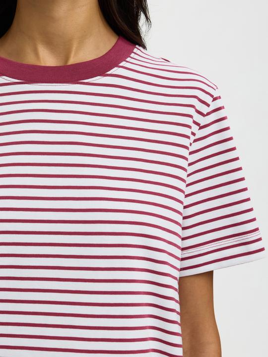 Produktbild Selected Slfessential Ss Striped Boxy Tee Noos (S)