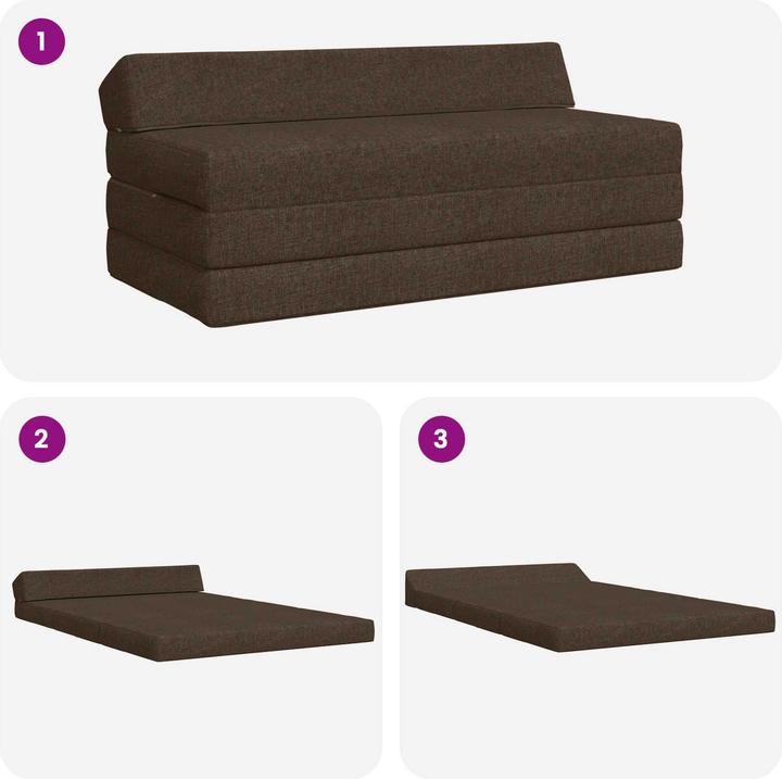 Produktbild vidaXL Klappbares Sofa