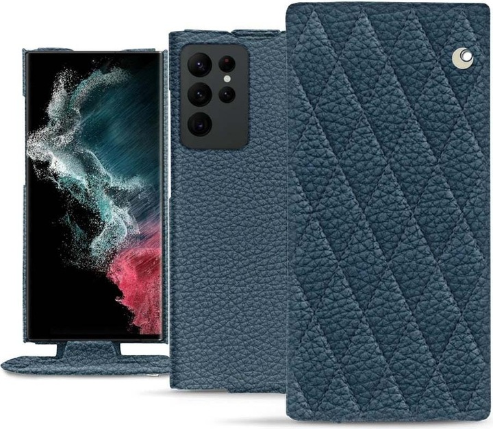Noreve Lederschutzhülle vertikal (Samsung Galaxy S22 Ultra)
