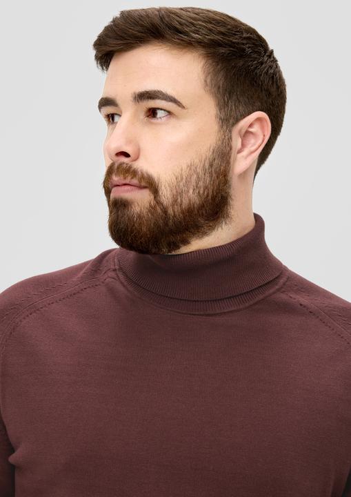 Produktbild s.Oliver Strickpullover Rollkragenpullover aus Baumwolle (3XL)