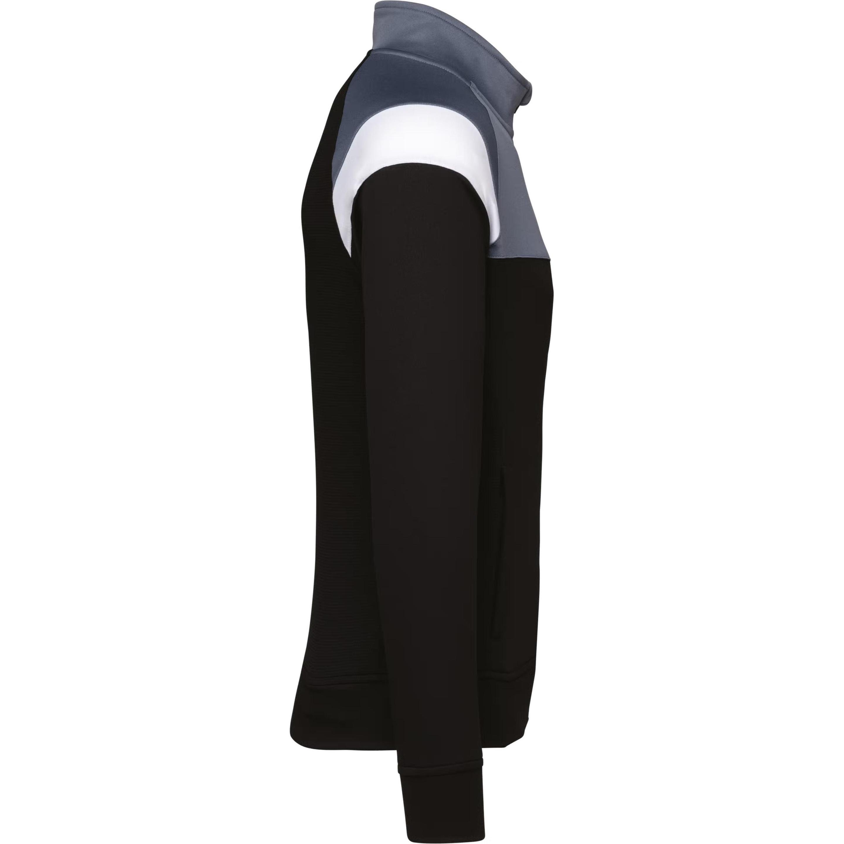 Proact, Jacke, 1/4-Zip-Trainingsjacke (4XL), Grau, Schwarz, 4XL