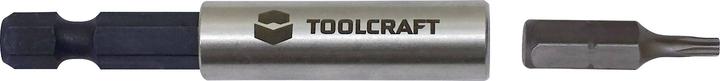 Actual product image Toolcraft Bit holder 6.3 mm (1/4") with magnet (Bit holder)