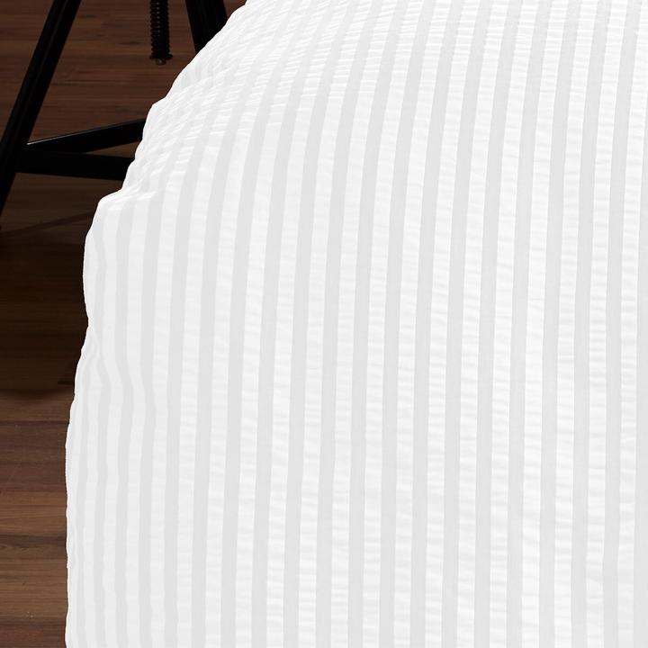 Produktbild Fleuresse gewebte Seersucker Bettwäsche Rio 443342 (Bettwäsche Set, 135x200 cm, 80x80 cm)