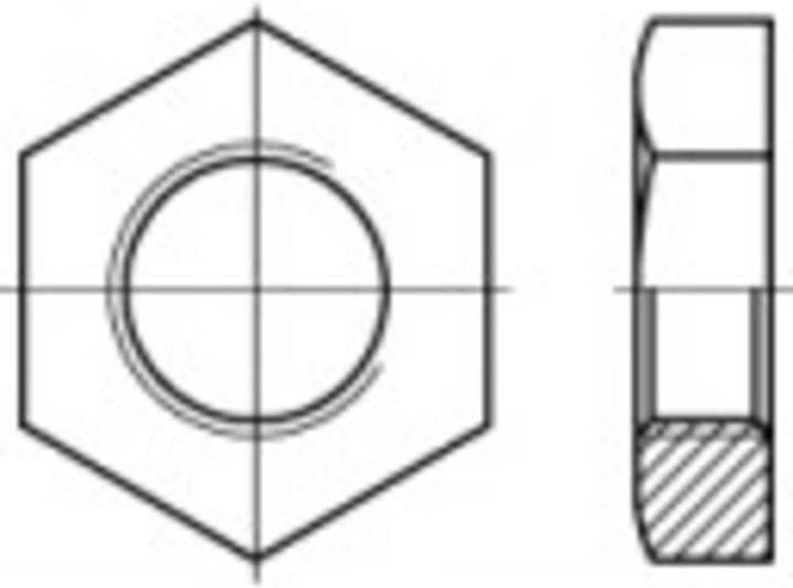 Actual product image Toolcraft Pipe nuts 1 inch DIN 431 Sta