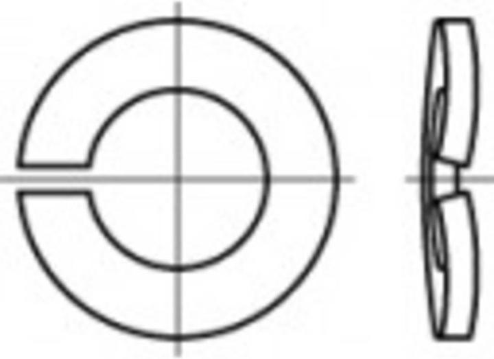 Image du produit Toolcraft Rondelles élastiques Diamètre intérieur :