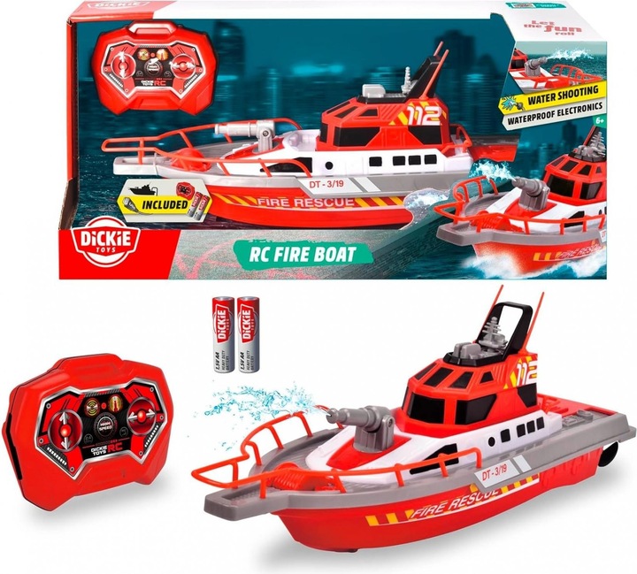 Produktbild Dickie RC Steuerbares Feuerlöschboot