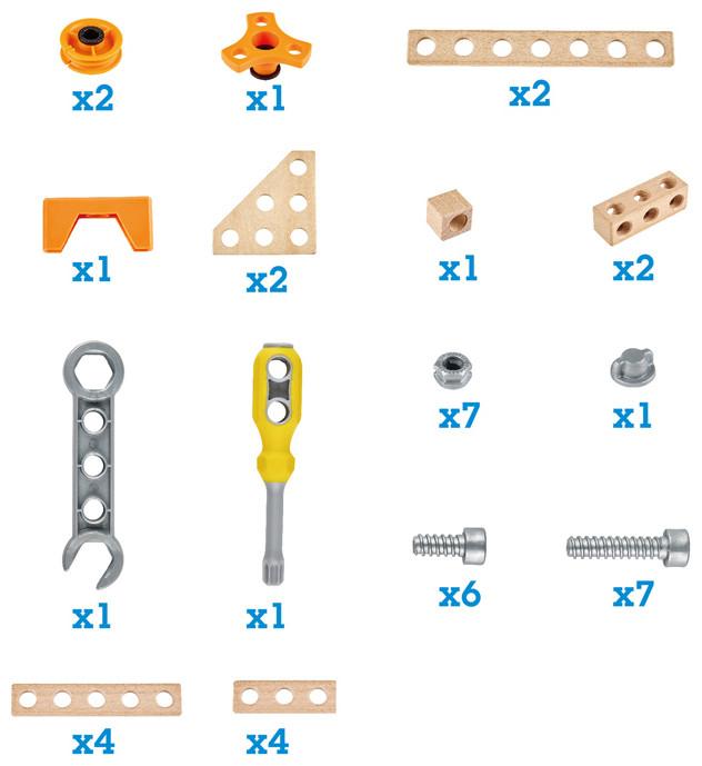 Actual product image Hape Inventor Starter Set