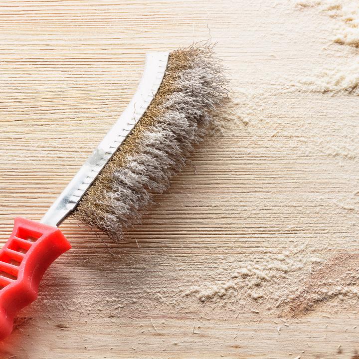 Actual product image Relaxdays 6x wire brush