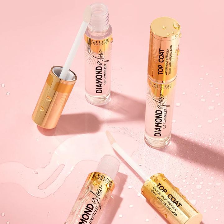 Productafbeelding NoName Diamond Glow Lip Luminizer Top Coat met Hyaluronzuur 1