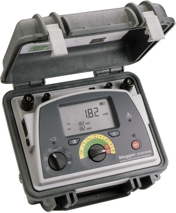 Image du produit Megger DLRO10HD KC1-TL3-C Micro-ohmmètre avec 10