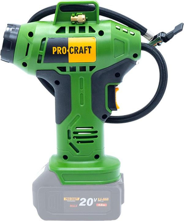 Produktbild Procraft LK20 Akku Kompressor 20 V 11 bar + 2x Akku 2,0 Ah + Ladegerät (11 Bar)