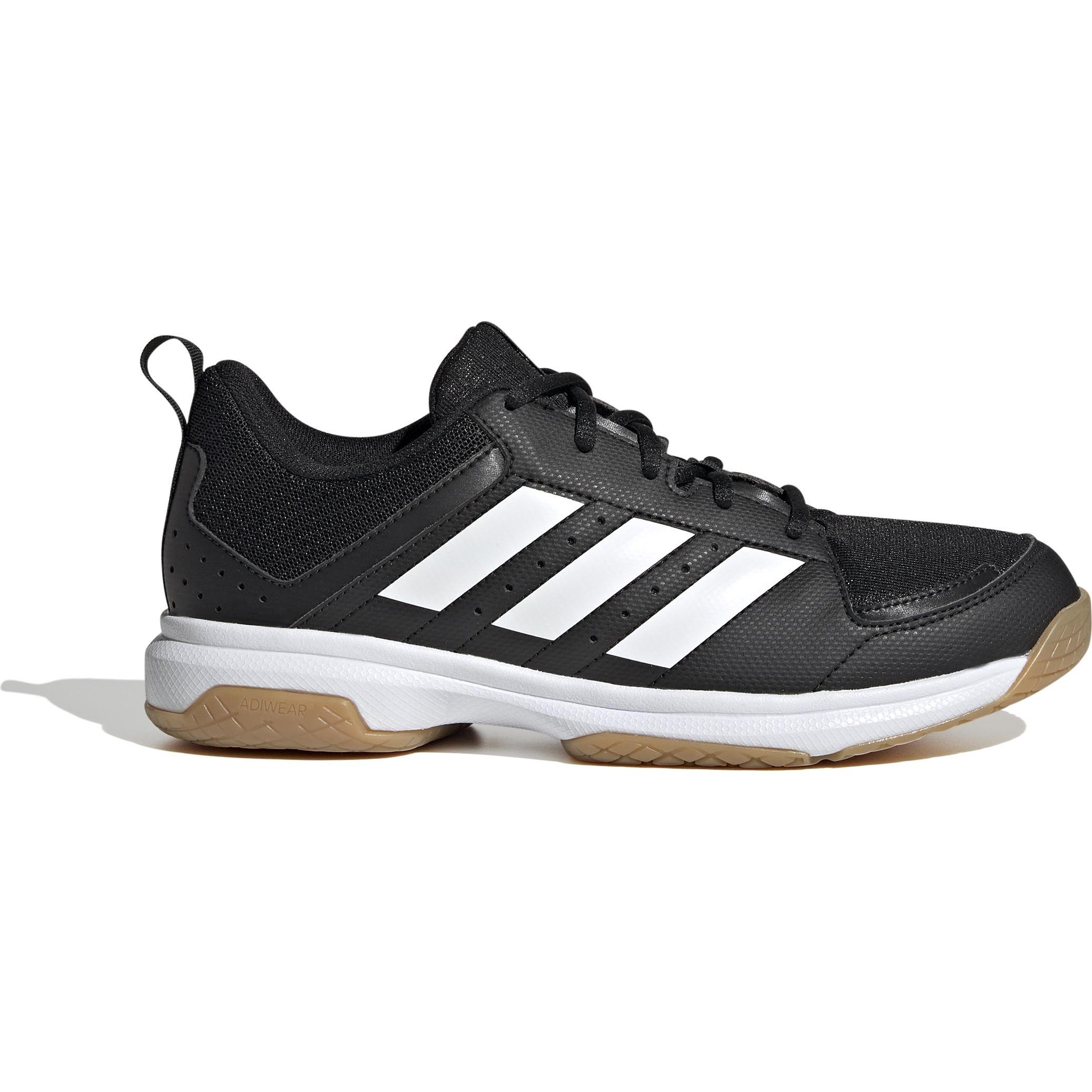 adidas, Damen, Hallenschuhe, Ligra 7 W Indoorschuhe Damen (37 1/3), Schwarz