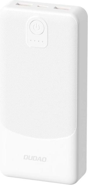 Dudao K10Pro Powerbank 2,4 A 20000 mAh 2 x USB-A - Weiss (20000 mAh, 10 W)