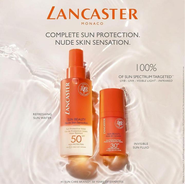 Actual product image Lancaster Sun protection water (SPF 50, 150 ml)