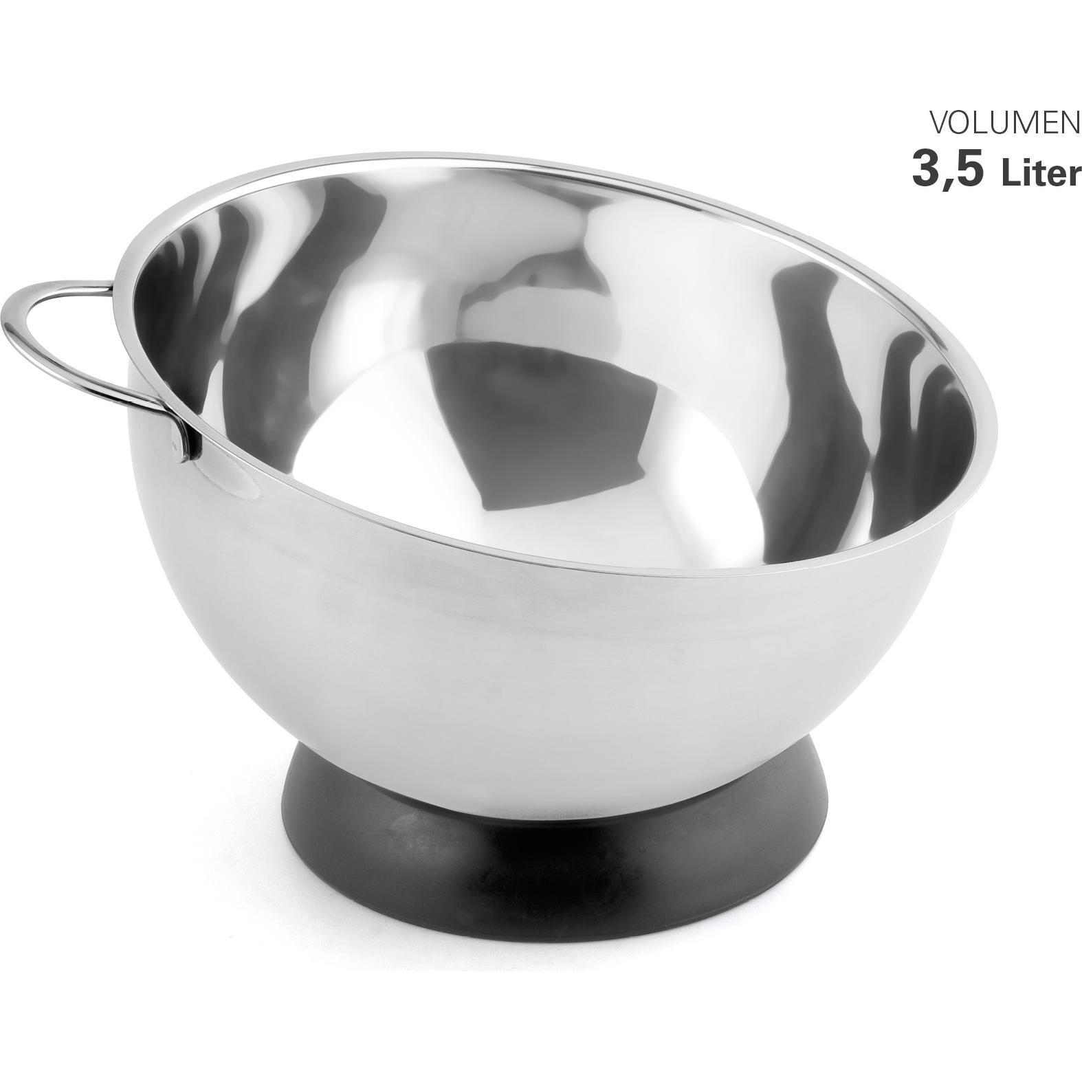 Weis Ciotola Ciotola per soffiare la neve con anello di regolazione, Ciotola + Scodella, Argento