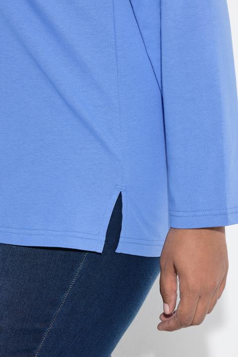 Produktbild Ulla Popken Shirt, Relaxed, Rundhalsausschnitt, Langarm (42, 44)