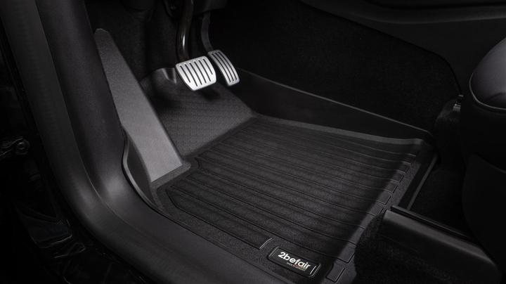Actual product image 2befair All-weather front footwell mats for the Tesla Model Y (1 set of 2 floor mats)