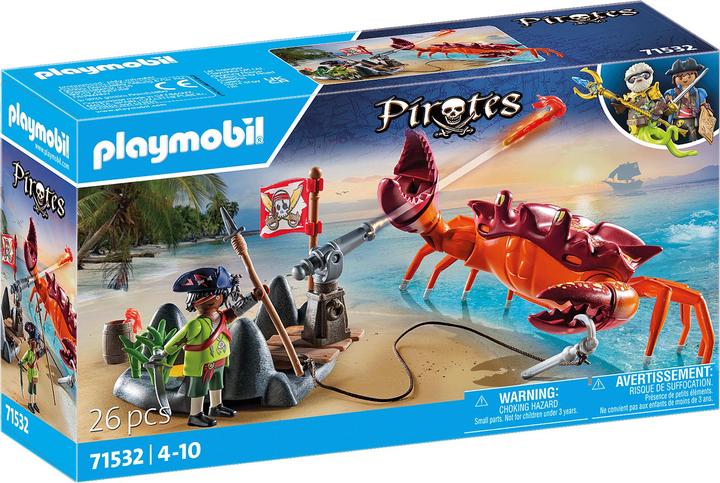 Actual product image Playmobil 71532 Fight against the giant crab (71532, Playmobil Pirates)