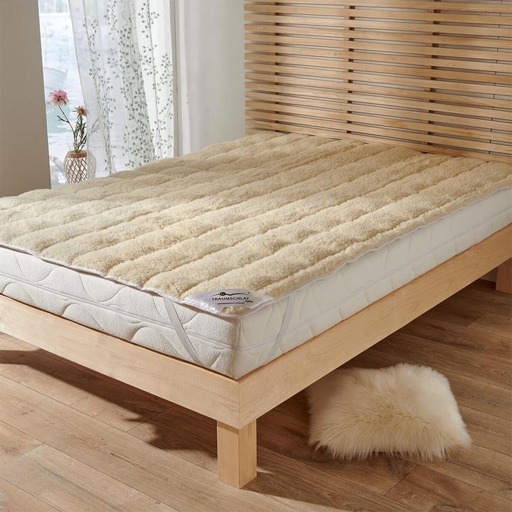 Image du produit Traumschlaf Surmatelas Nature en laine d'agneau (200 x 200 cm)