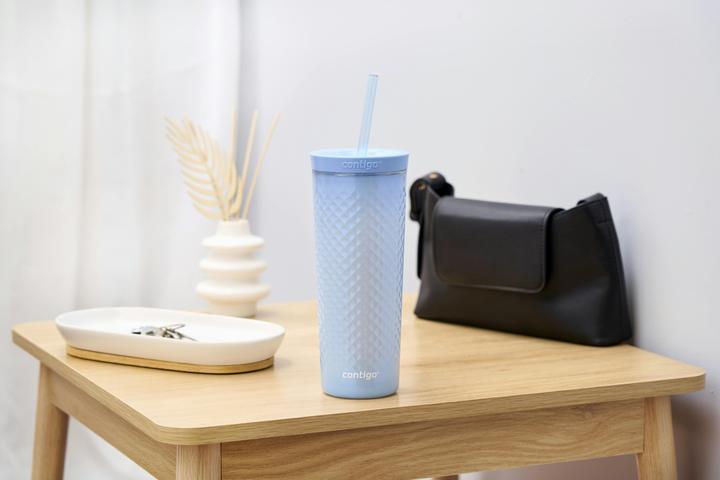 Immagine prodotto Contigo - Becher mit Strohhalm Autoclose hell blau (0.59 l)