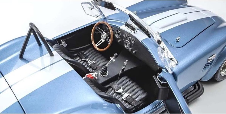 Image du produit Kyosho Shelby Cobra 427 S/C Spider, Hellblau-Weiss 1:18