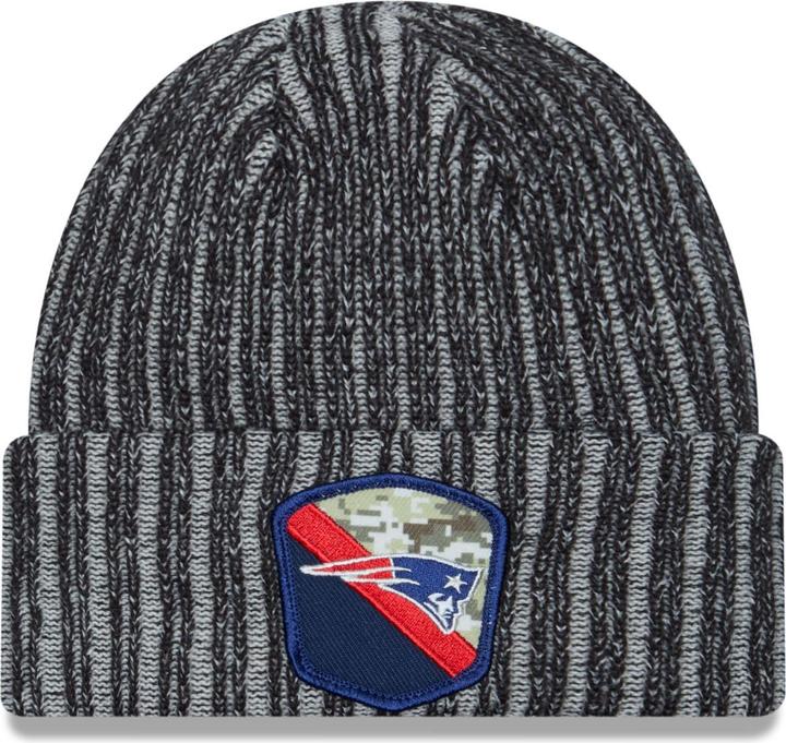 Actual product image New Era Salute to Service winter cap New England Patriots