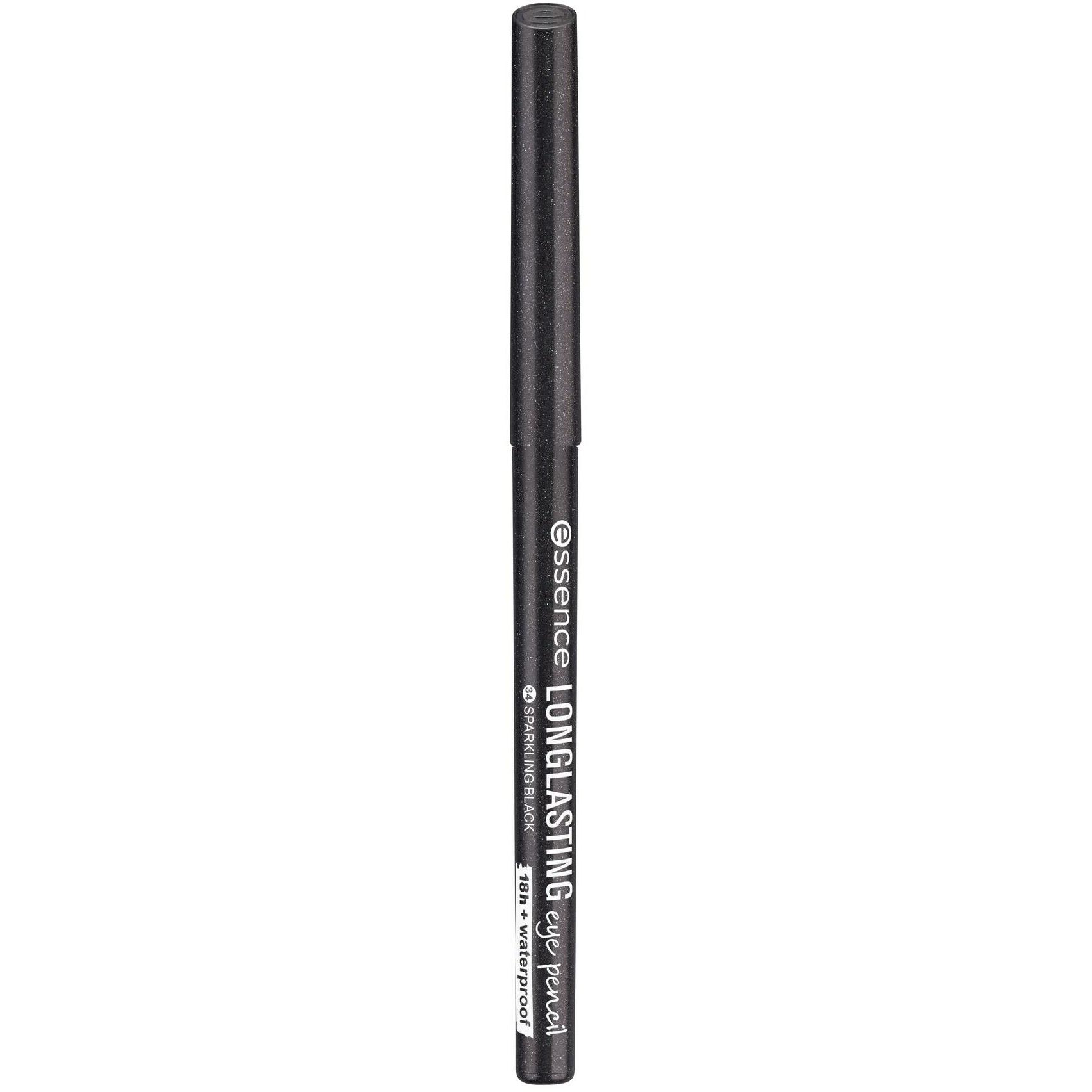 Essence Nero Eyeliner + Kajal, Lunga Durata (34 Brillante)