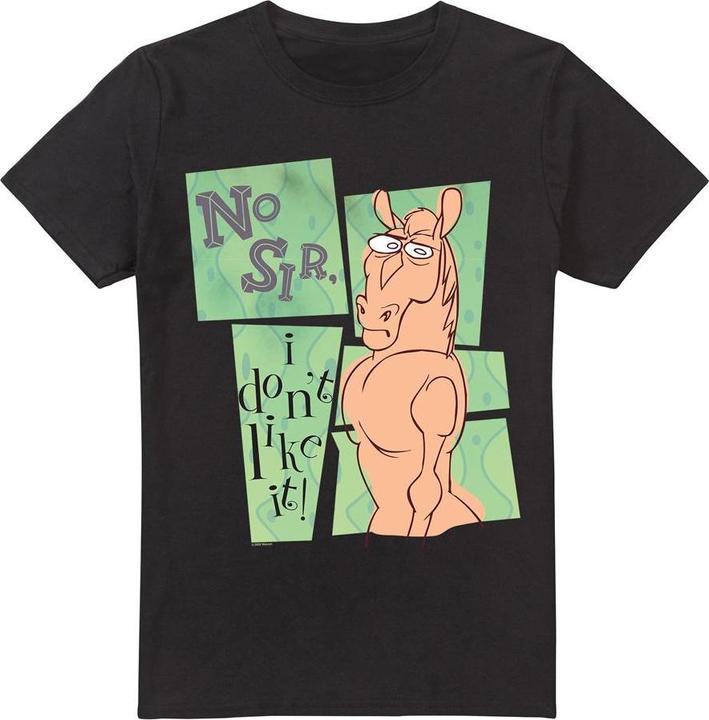 Immagine prodotto Ren & Stimpy No Sir I Don't Like It Maglietta Uomo (XXL)