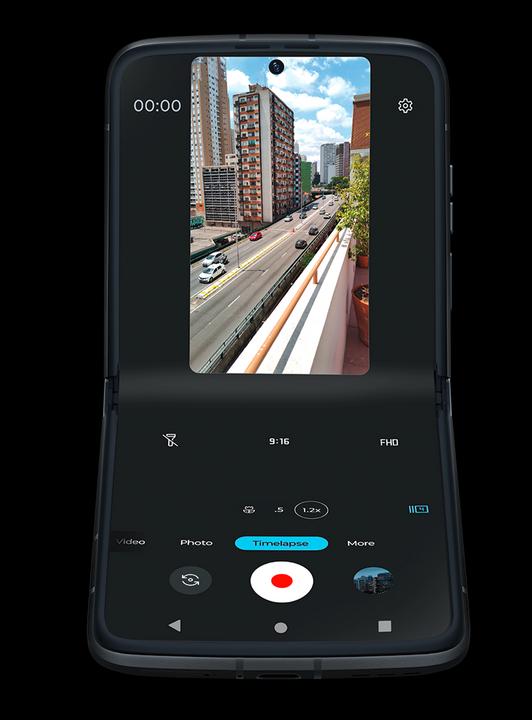 Actual product image Motorola Razr 22 (256 GB, Satin Black, 6.70", SIM + eSIM, 50 Mpx, 5G)