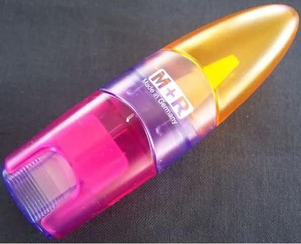 Image du produit M+r Taille-crayon/gomme à effacer simple - plastique